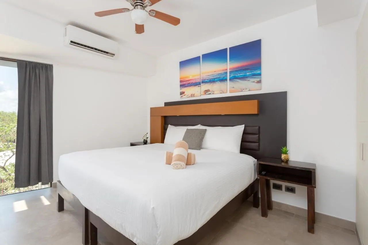 Quinto Sol 18 - Apartment Near Beach - Rooftop Pool - Aldea Zama トゥルム メキシコ