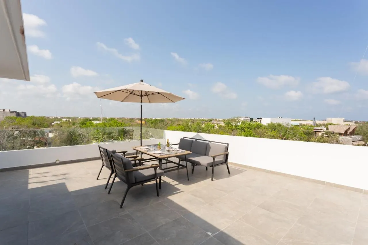 Quinto Sol 18 - Apartment Near Beach - Rooftop Pool - Aldea Zama トゥルム