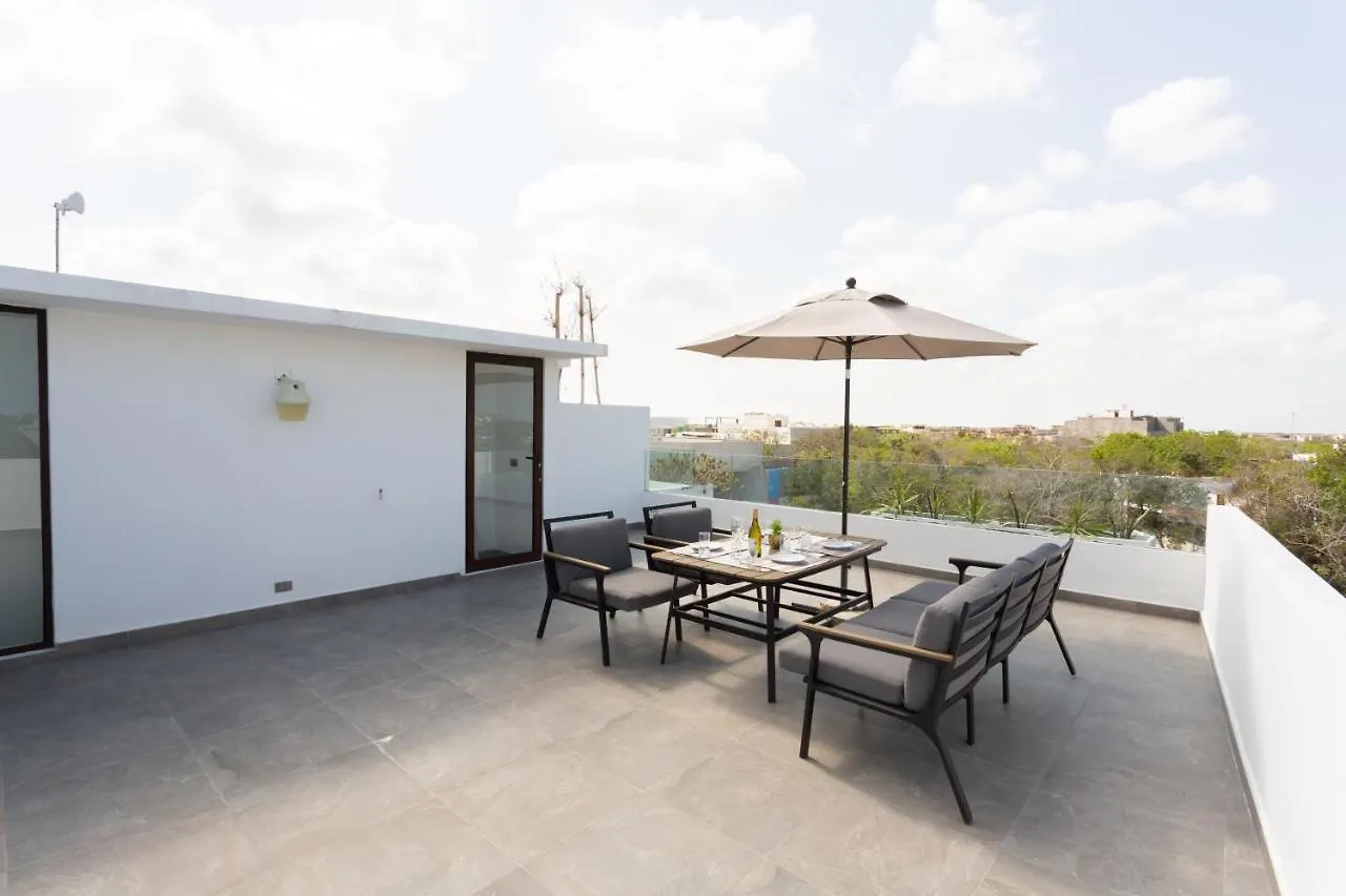 Quinto Sol 18 - Apartment Near Beach - Rooftop Pool - Aldea Zama トゥルム メキシコ