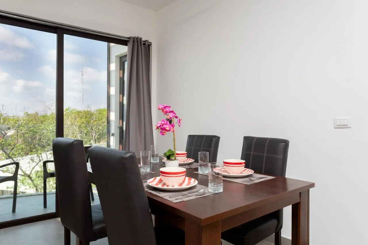 Quinto Sol 18 - Apartment Near Beach - Rooftop Pool - Aldea Zama Tulum Mexique